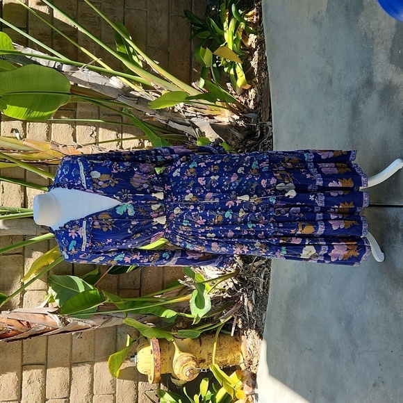 Spell & the Gypsy CollectiveWild Bloom Midi Dress extra small - Picture 1 of 11